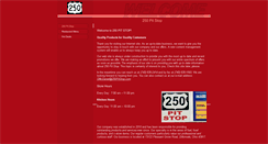Desktop Screenshot of 250pitstop.com